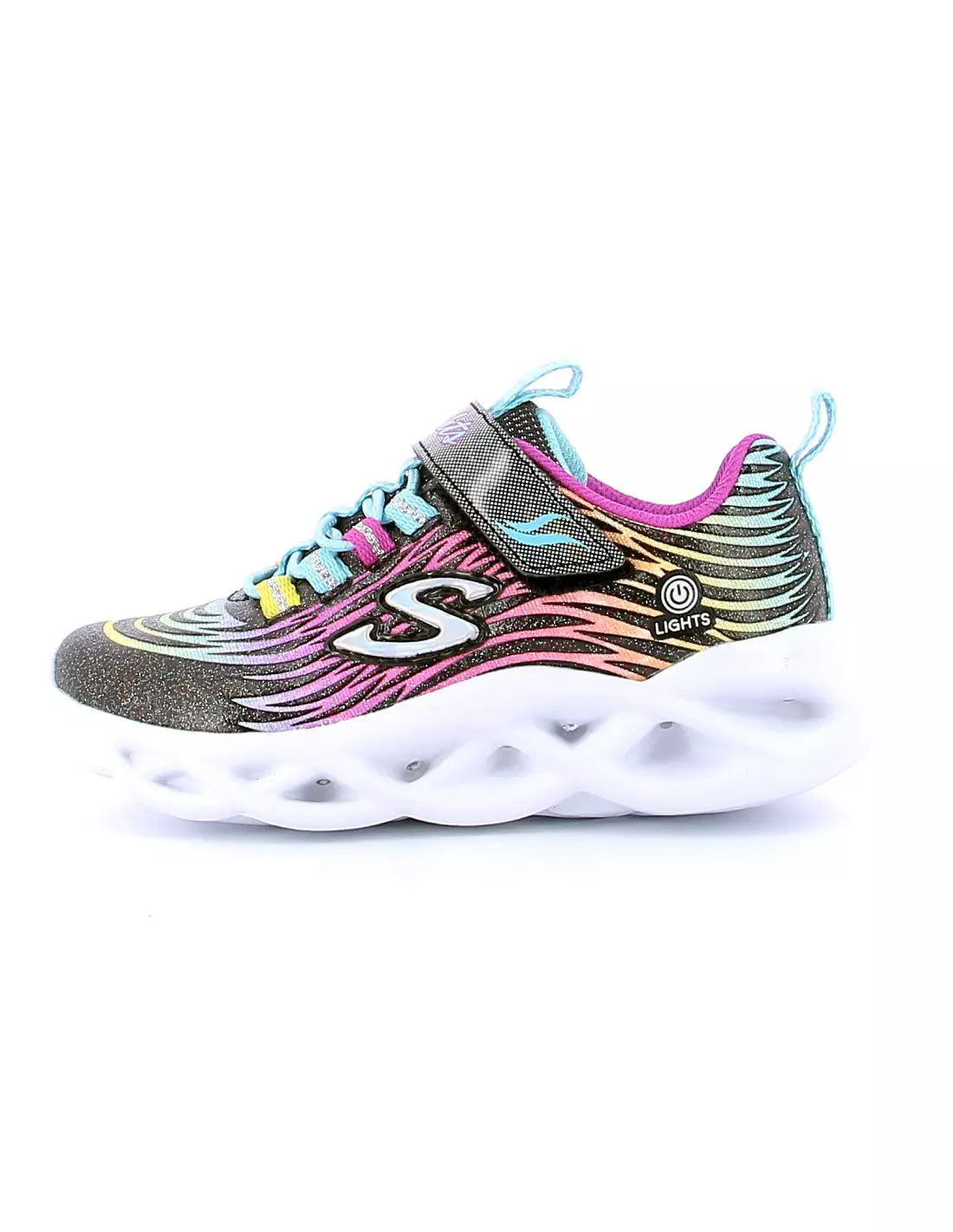 SKECHERS S LIGHTS TWISTY BRIGHTS MYSTICAL BLISS - Baskets Blackmulti