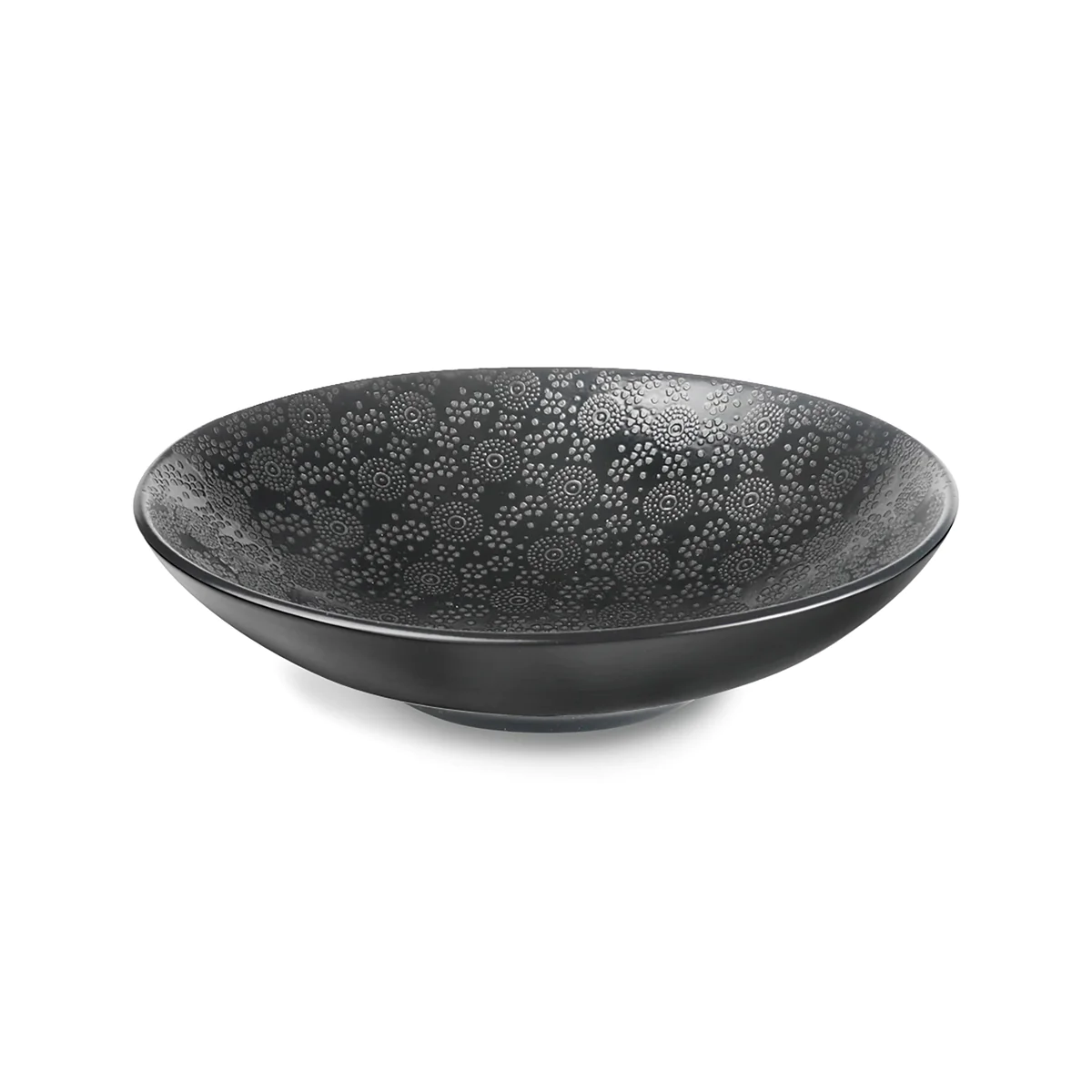 Black Japan - Assiette salade et pâtes 19 cm (lot de 6) Médard de Nobl