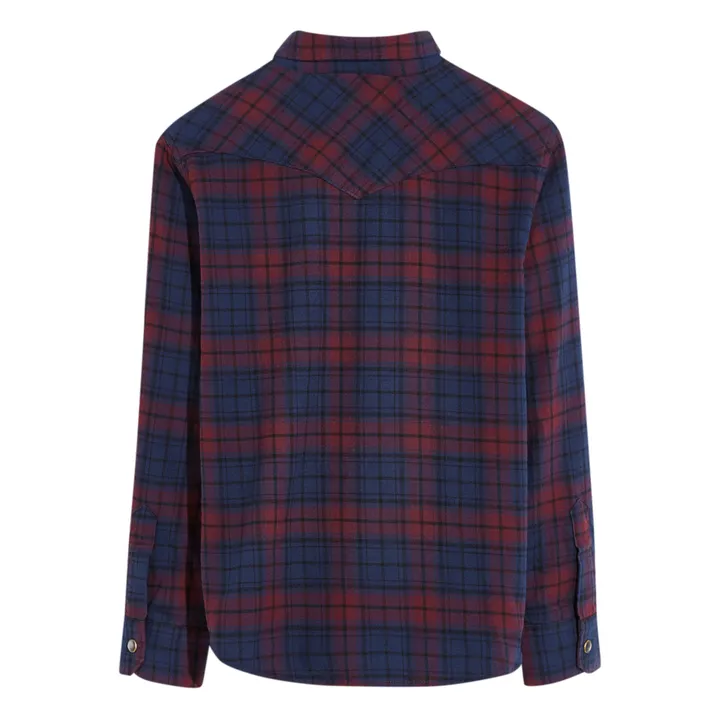 Bellerose Chemise Manches Longues Peio Carreaux | Bleu marine