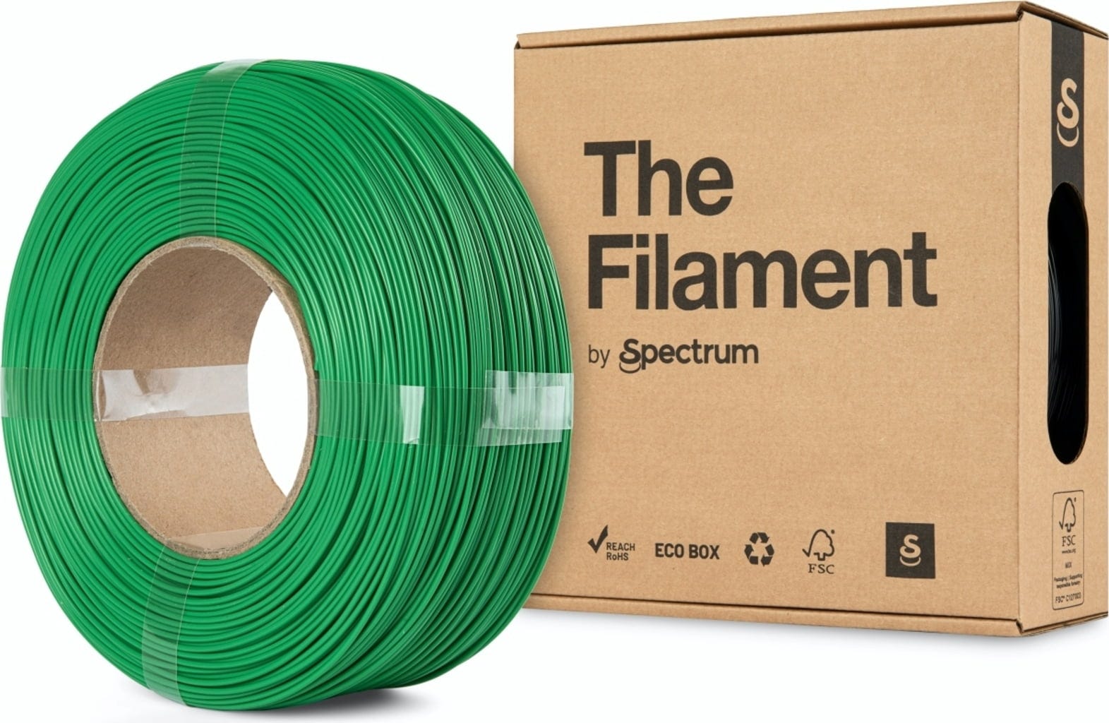 The Filament  ReFill PETG Circuit Green, 1,75 mm / 1000 g    Erschwingliches PETG ohne Spule in Circuit Green