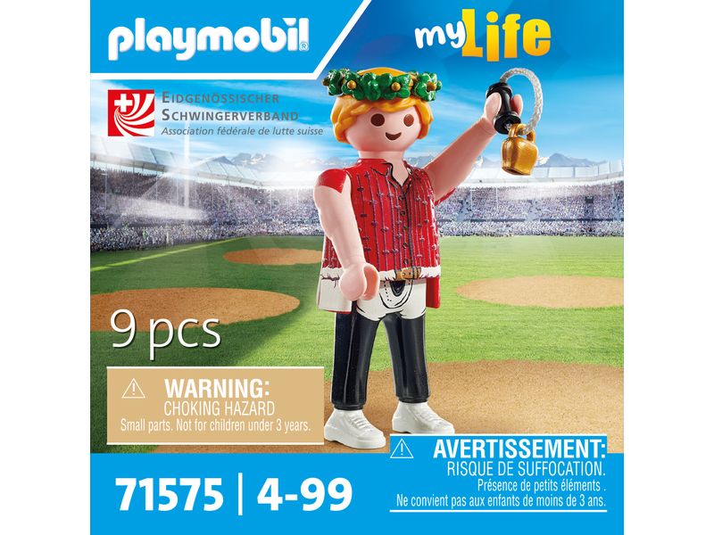 Playmobil My Life Schwingerkönig – Einzelfigur 71575 Figuren-Set zum traditionellen Eidgenössischen Kampfsport