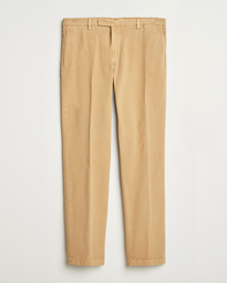 Boglioli Cotton Twill Trousers Beige