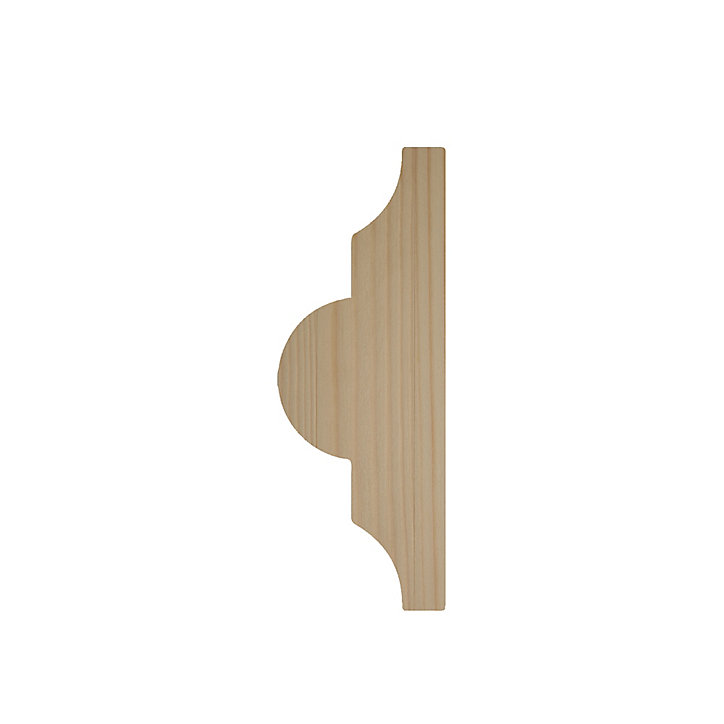 Astragale pin naturel 8,5 x 22 mm L.2,4 m