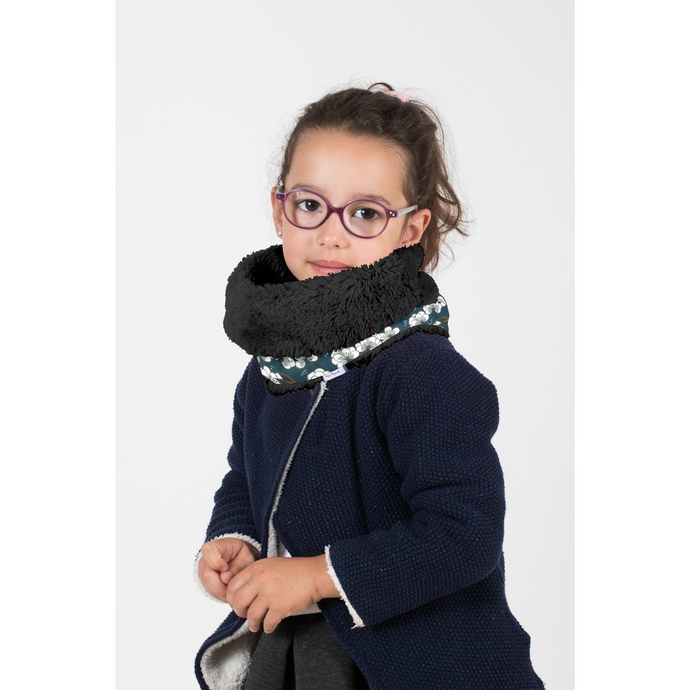 Echarpe Tube Enfant Paradis Bleu