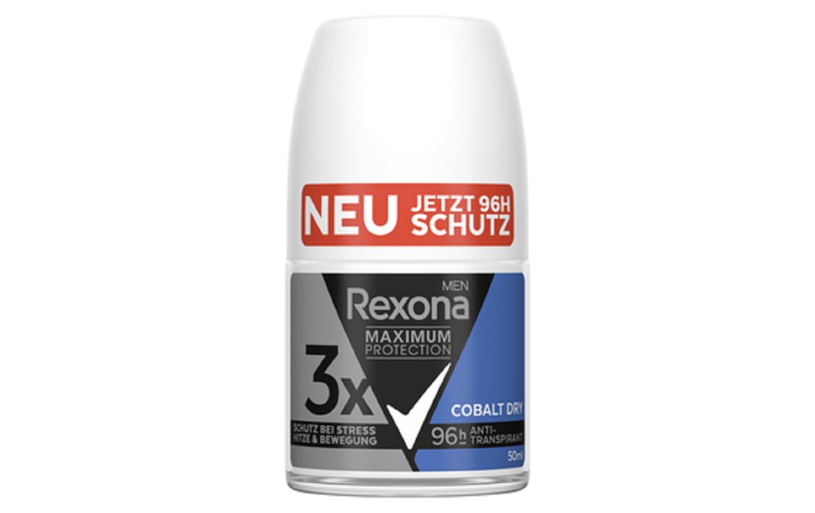 Deo Roll-on Glass Cobalt Dry 45 mlDeo mit dreifacher Schutzformel bei Stress, Hitze und Bewegung