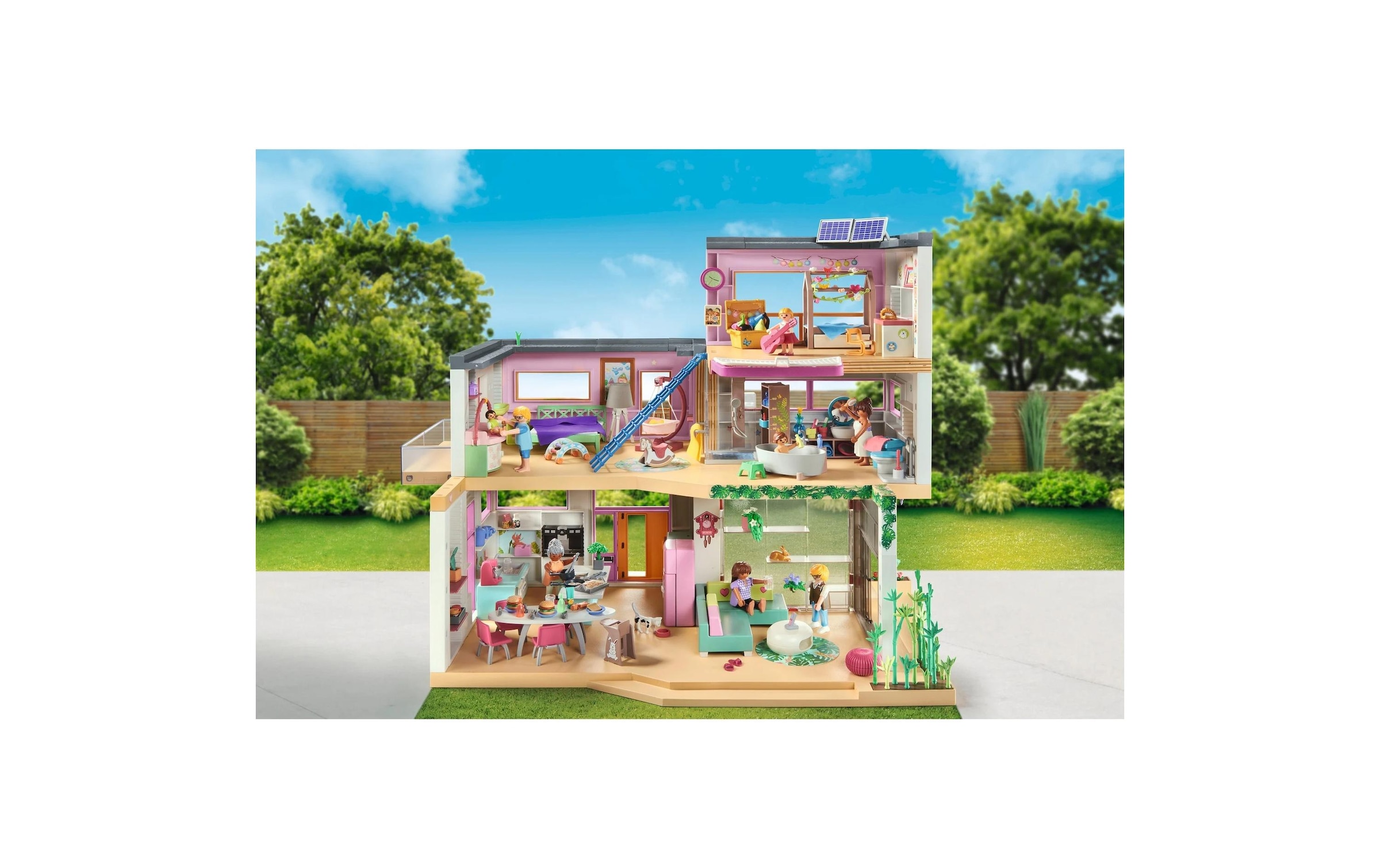 Playmobil® Spielbausteine »My Life Wohnhaus mit Wintergarten 71607«