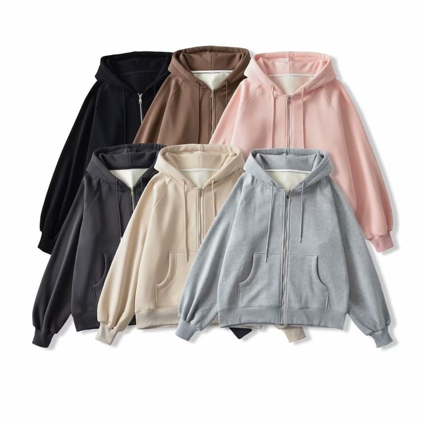 Amyway - Effen hoodie met rits