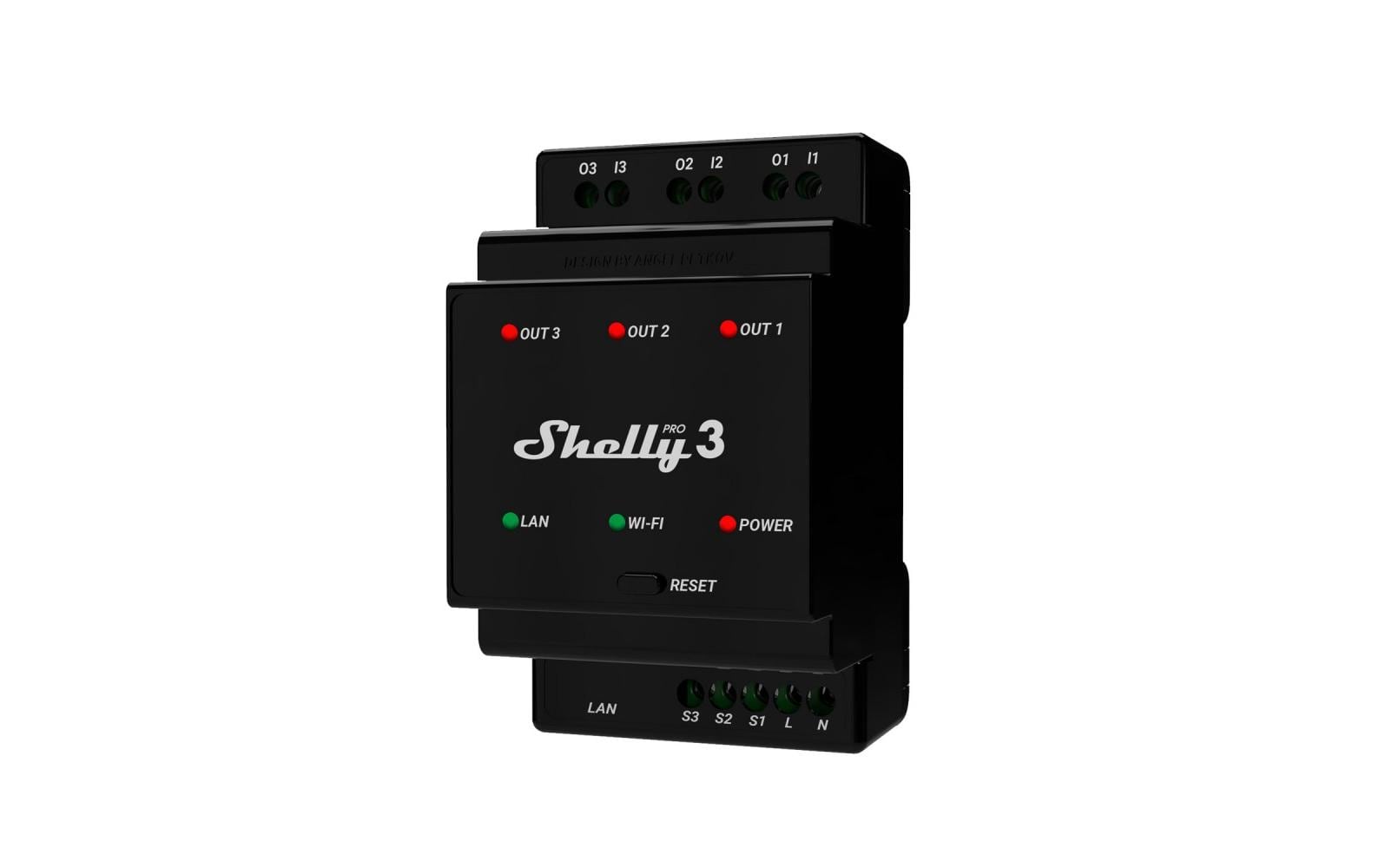 Pro 3 LAN und WiFi-DIN-Rail Switch3-phasen Schaltaktor LAN und WLAN
