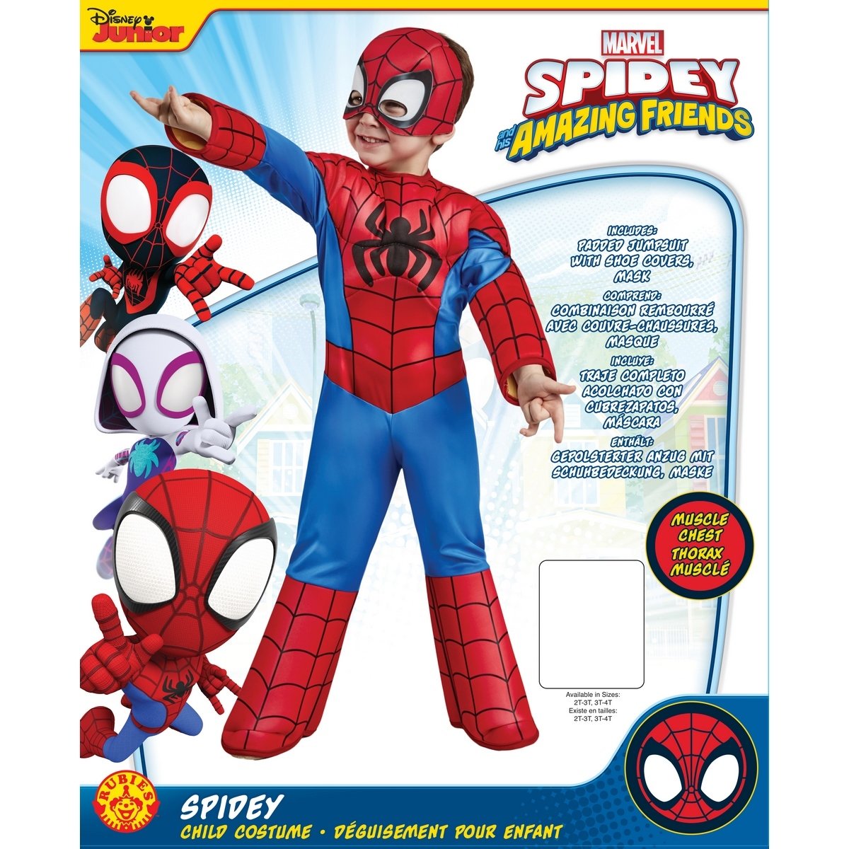 Déguisement Luxe Spidey 3-4 ans
