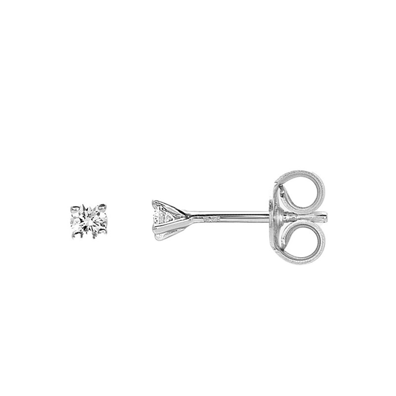 Boucles d'oreilles Femme - Or 18 Carats - Diamant 0,06 Carats