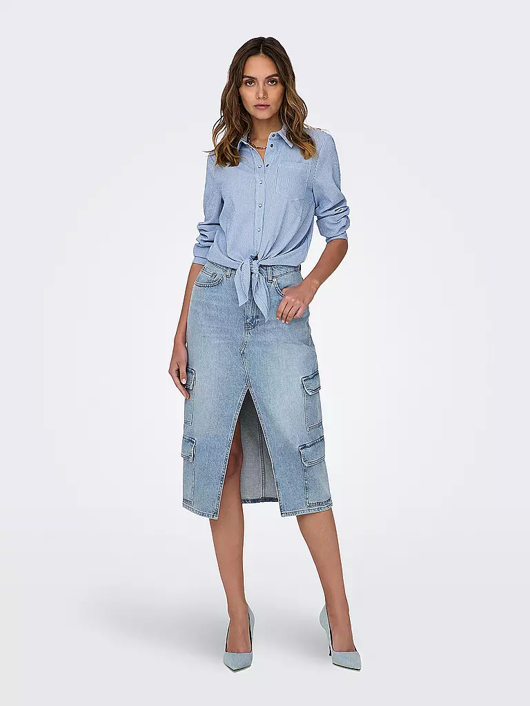 ONLY Jeansrock ONLPOSEY hellblau