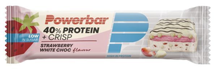 Powerbar Protein   Crisp Strawberry White Choc 40GR