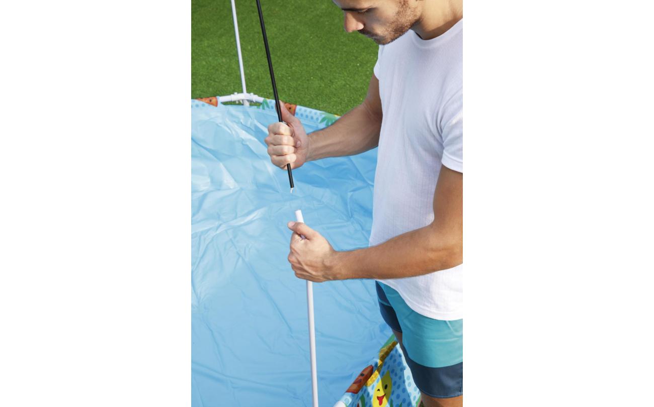 Steel Pro framezwembad met UV canopy