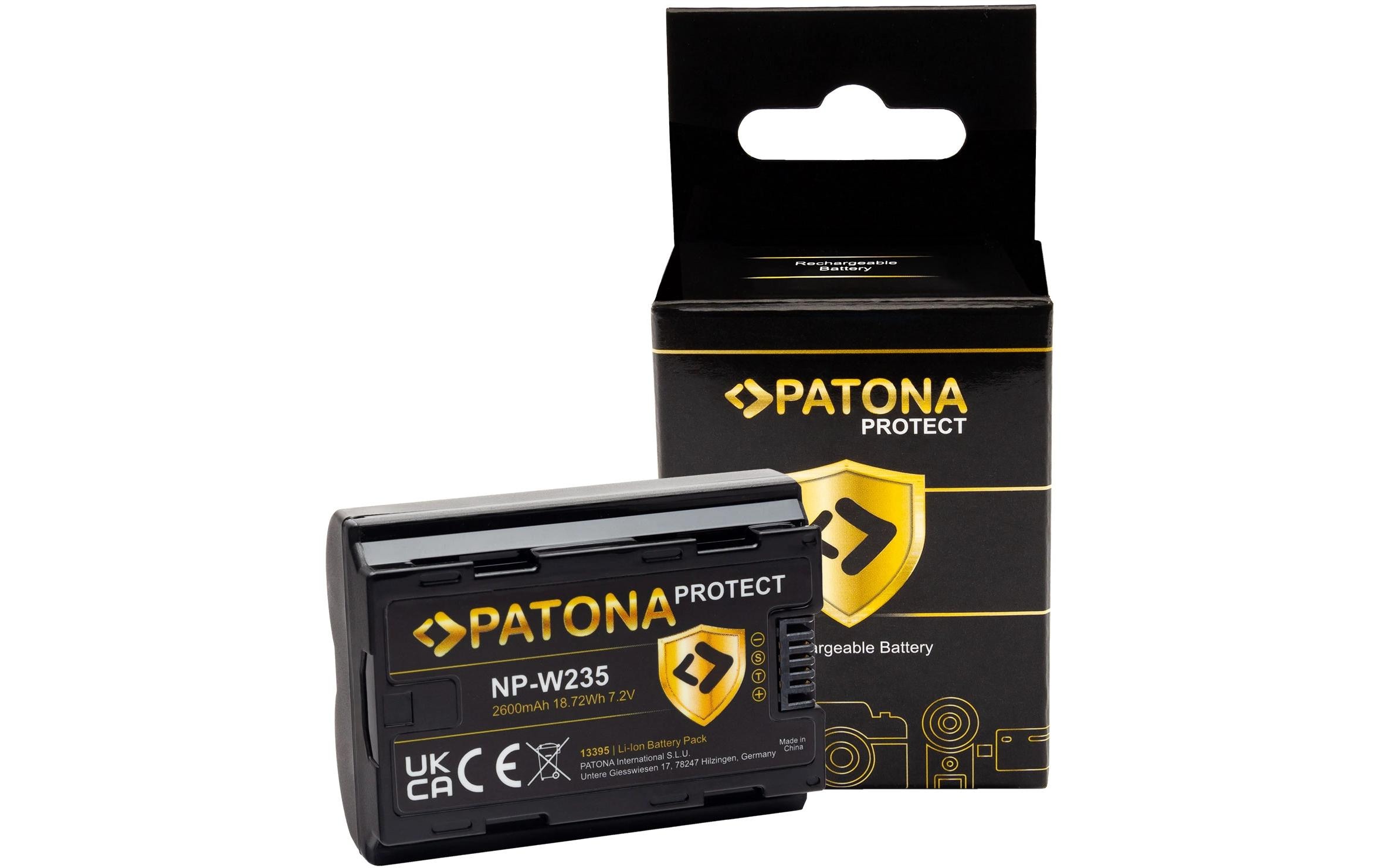PROTECT Akku für Fuji FinePix NP-W235 XT-4 XT4PROTECT Batteriesatz für Fujifilm