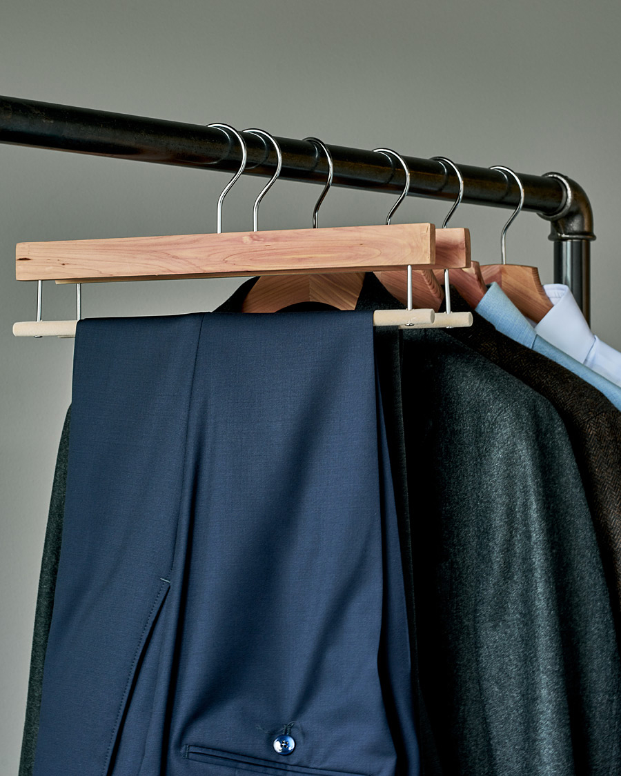 Care with Carl 2-Pack Cedar Wood Trouser Hangers