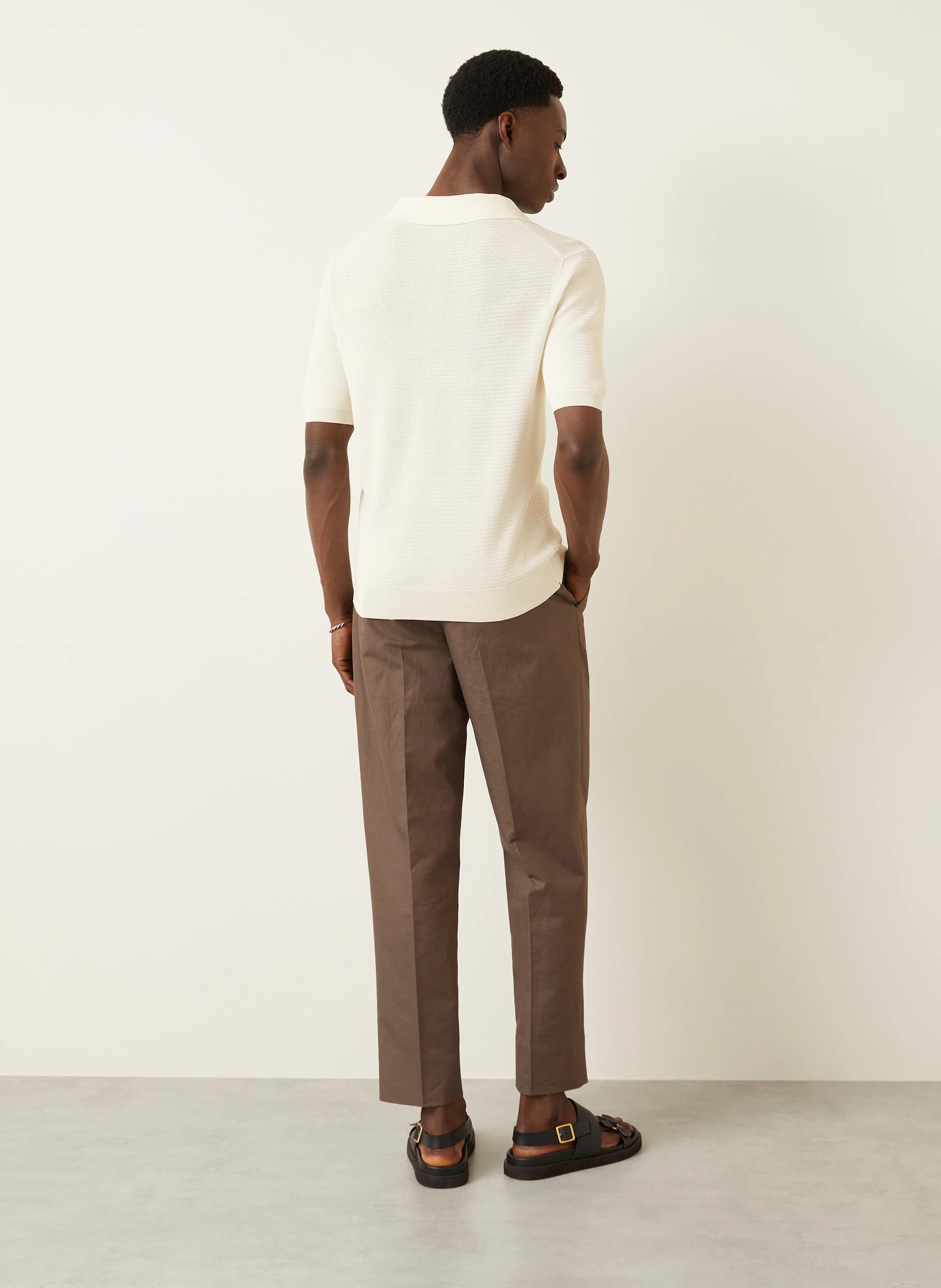 FIORONI Strick-Poloshirt