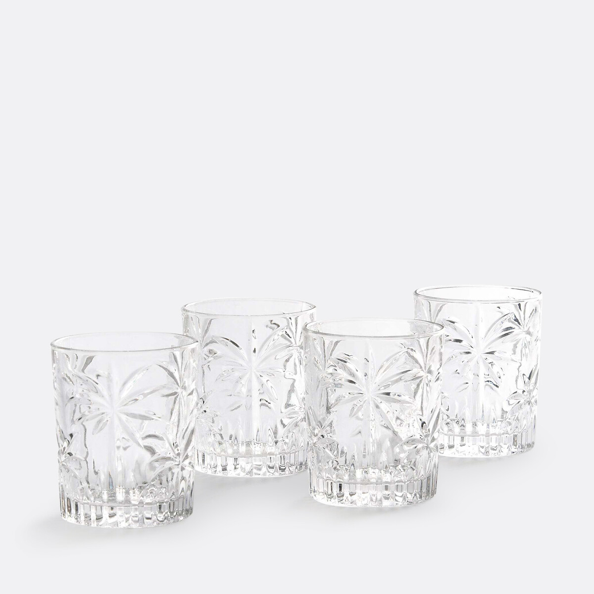 LA REDOUTE INTERIEURS<br>Conjunto de 4 copos com recortes, Palem