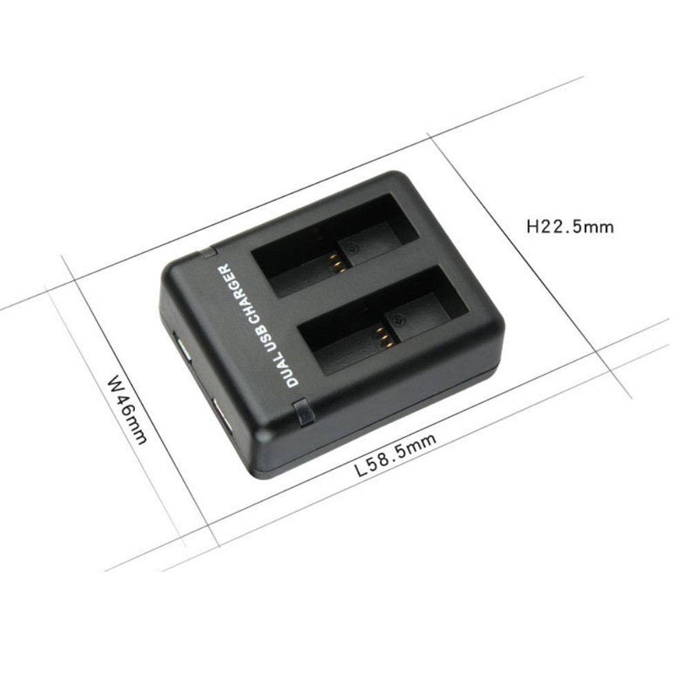 GoPro Hero 5 Dual Akku Ladegerät (AHDBT-501) - Schwarz