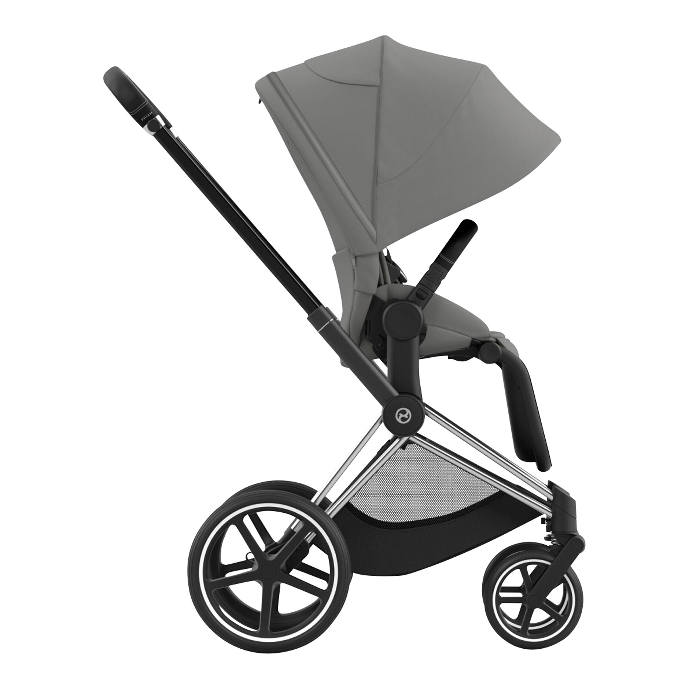 Cybex - PLATINUM Kombikinderwagen PRIAM Comfort Bundle chrome black / mirage grey