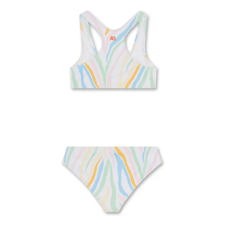 AO76 Maillot 2 Pièces Dara Zebra | Bleu