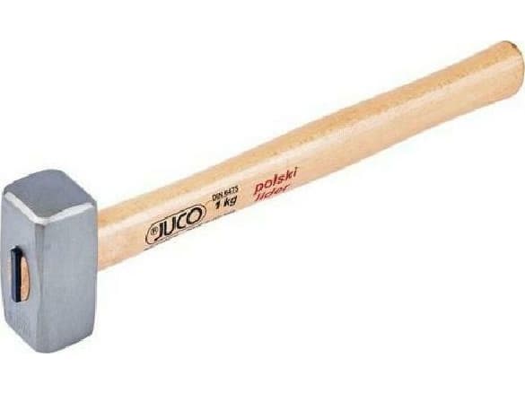JUCO TRADISJONELL STEINHAMMER. 1,0 kg