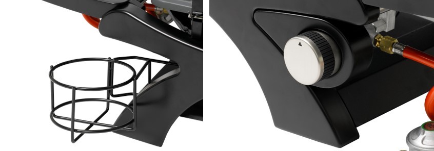 TEPRO Tisch-Gasgrill ABINGTON - anthrazit-schwarz - 3142N
