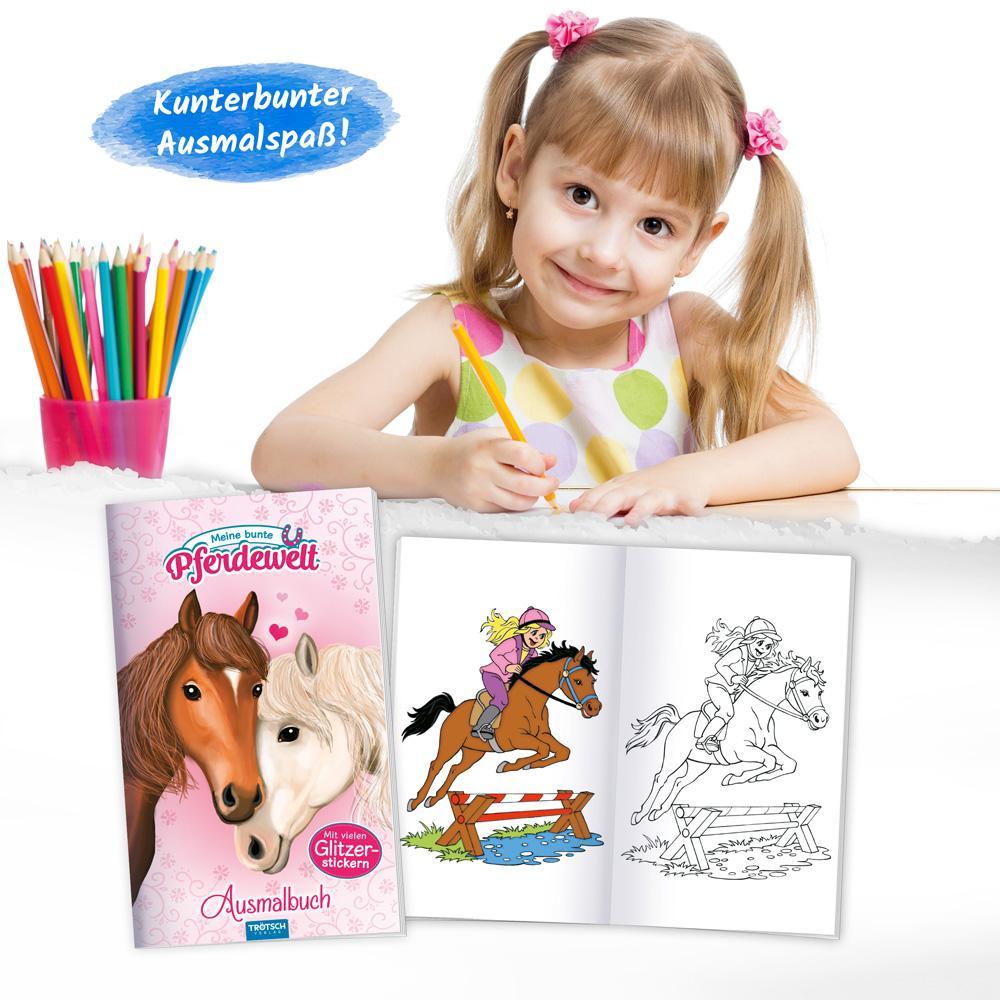 Trötsch Meine bunte Pferdewelt Ausmalbuch