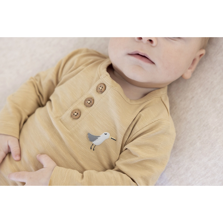 Feetje Langarmshirt Beach Days Sand Melange