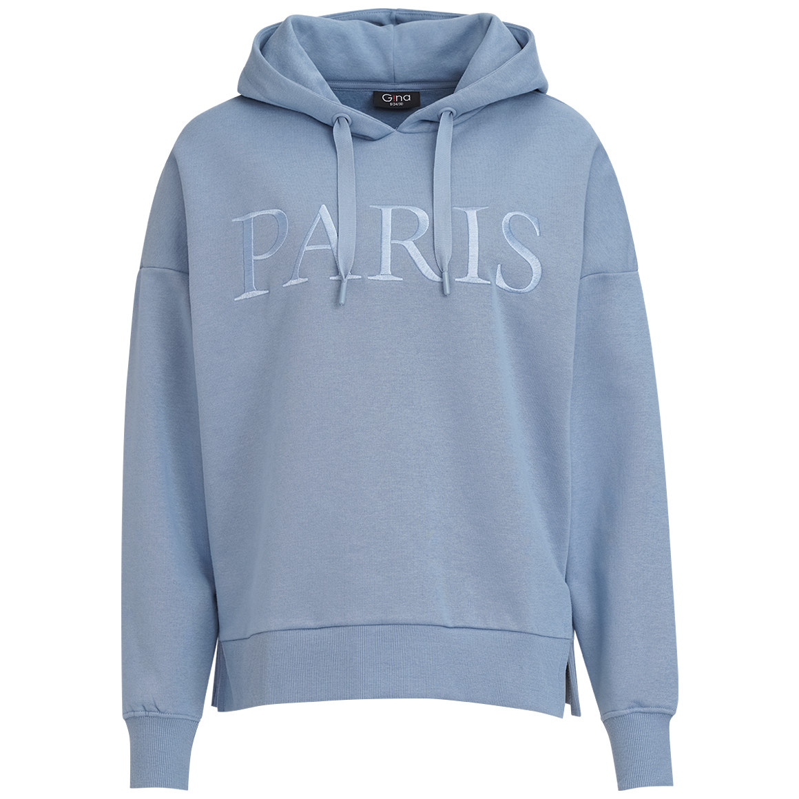 Gina Damen Hoodie in softer Qualität blau