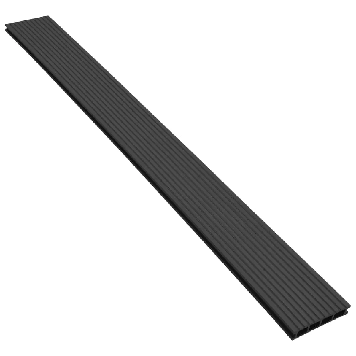 VidaXL Panneaux de Terrasse WPC - 10 m² Anthracite