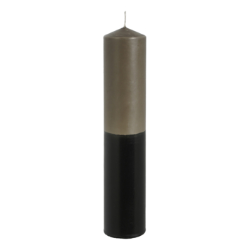 Dip-dye kaars stearine - h25xd5cm