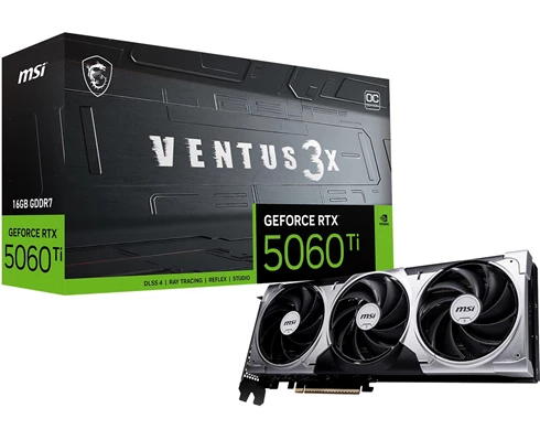 MSI GeForce RTX 5060 Ti 16GB VENTUS 3X OC