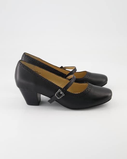 Hirschkogel 3002738002 Trachtenschuhe in Schwarz