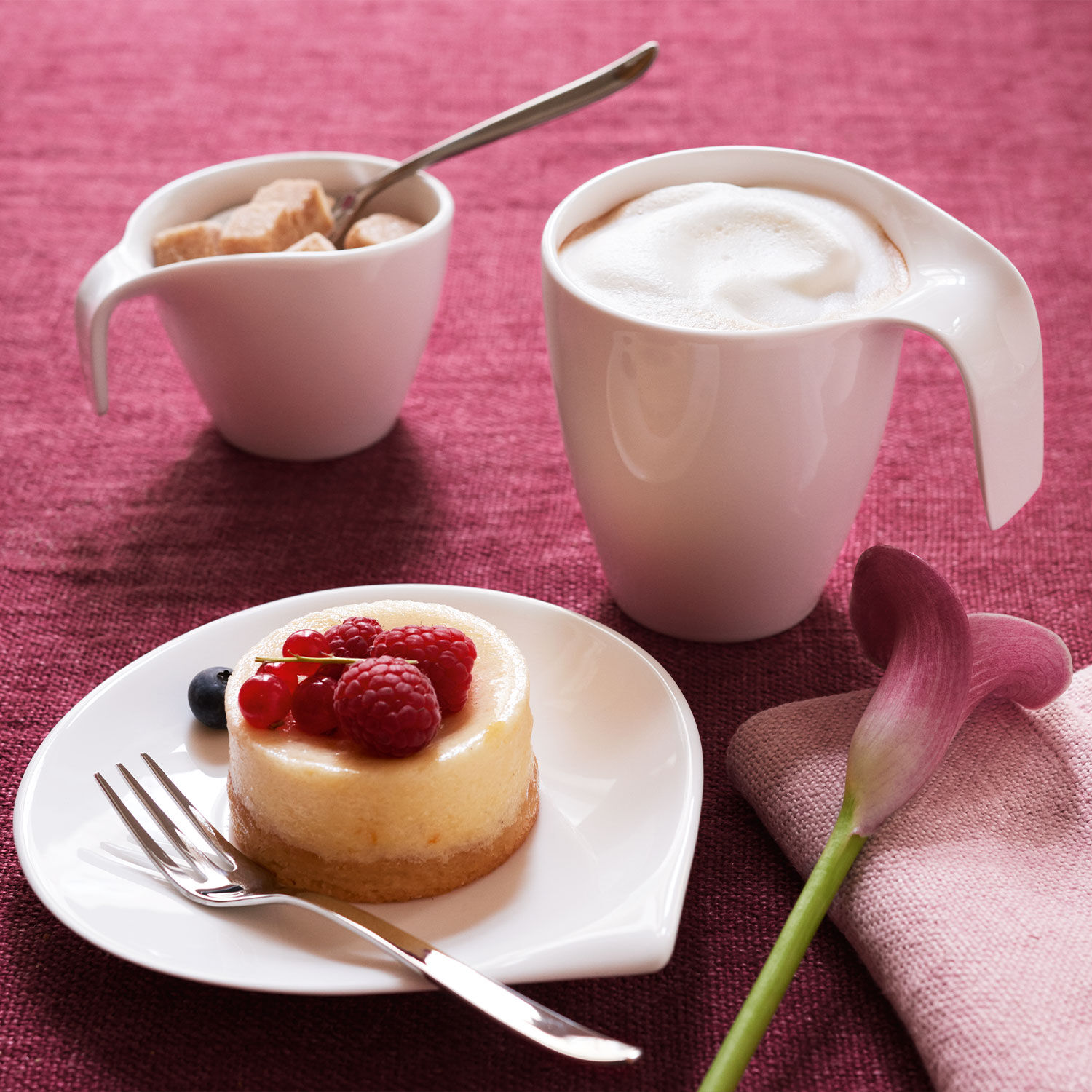 Flow Coffee cup White, 4.8 oz, Premium Porcelain