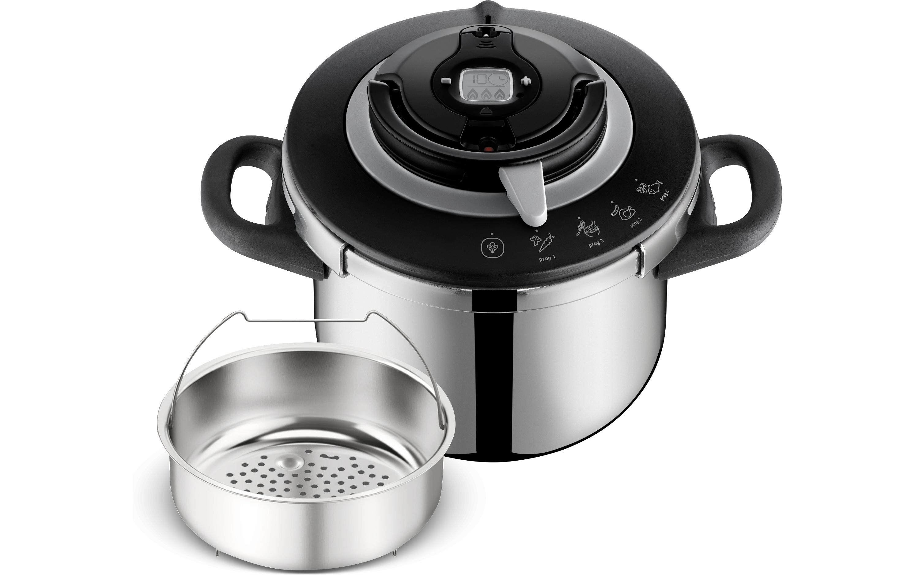 Clipso+ Chef Schnellkochtopf 6 l 22 cm<br>Clipso Plus Chef 6 l Schwarz, Grau