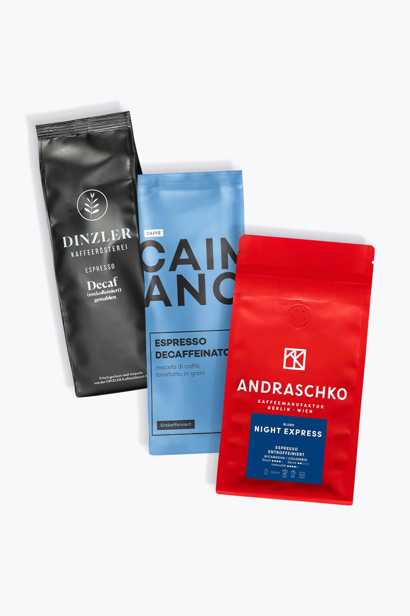 Entkoffeinierter Espresso - Probierpaket 750g