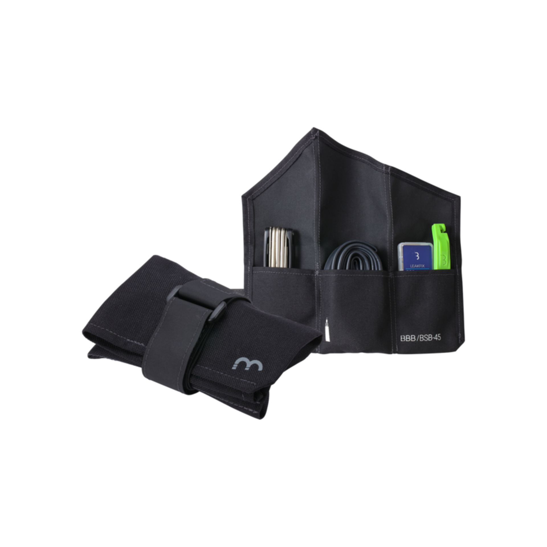 BBB Cycling BSB-59 RollPack CombiSet Zadeltas Zwart