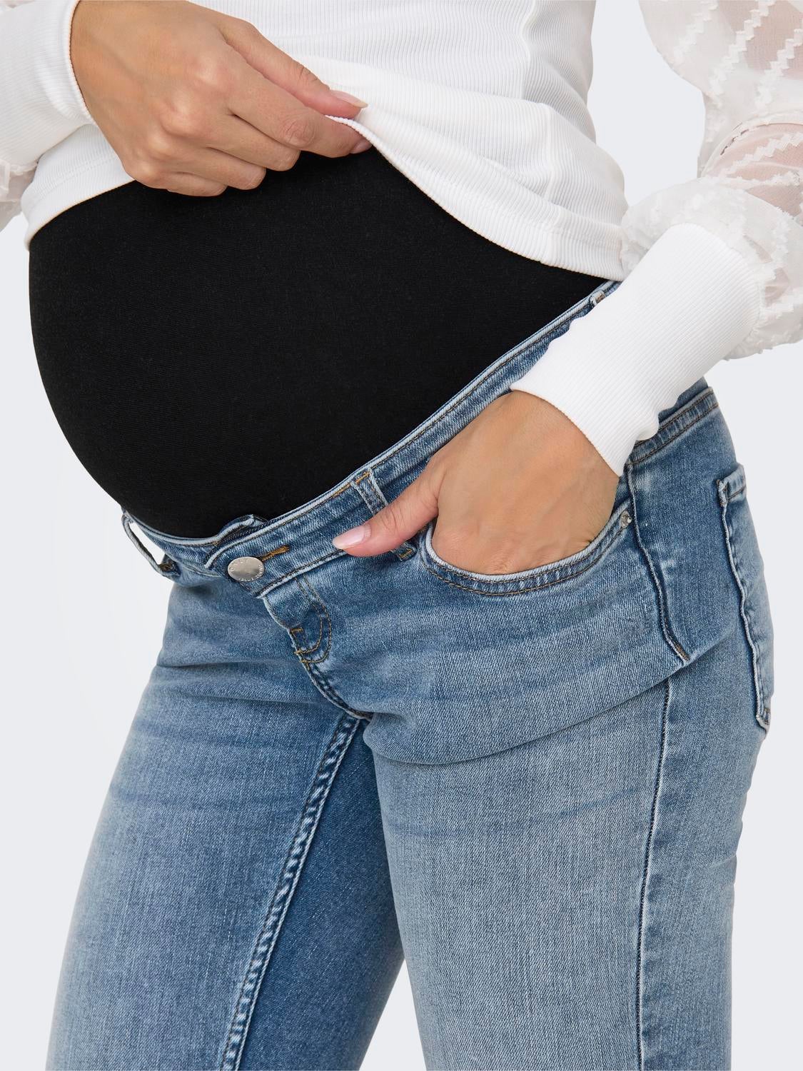OLMBELLY Skinny Fit Jeans Light Blue Denim