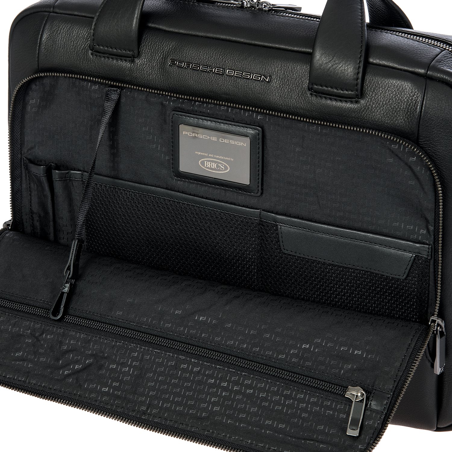 Porsche Design Roadster Leather Briefcase S black