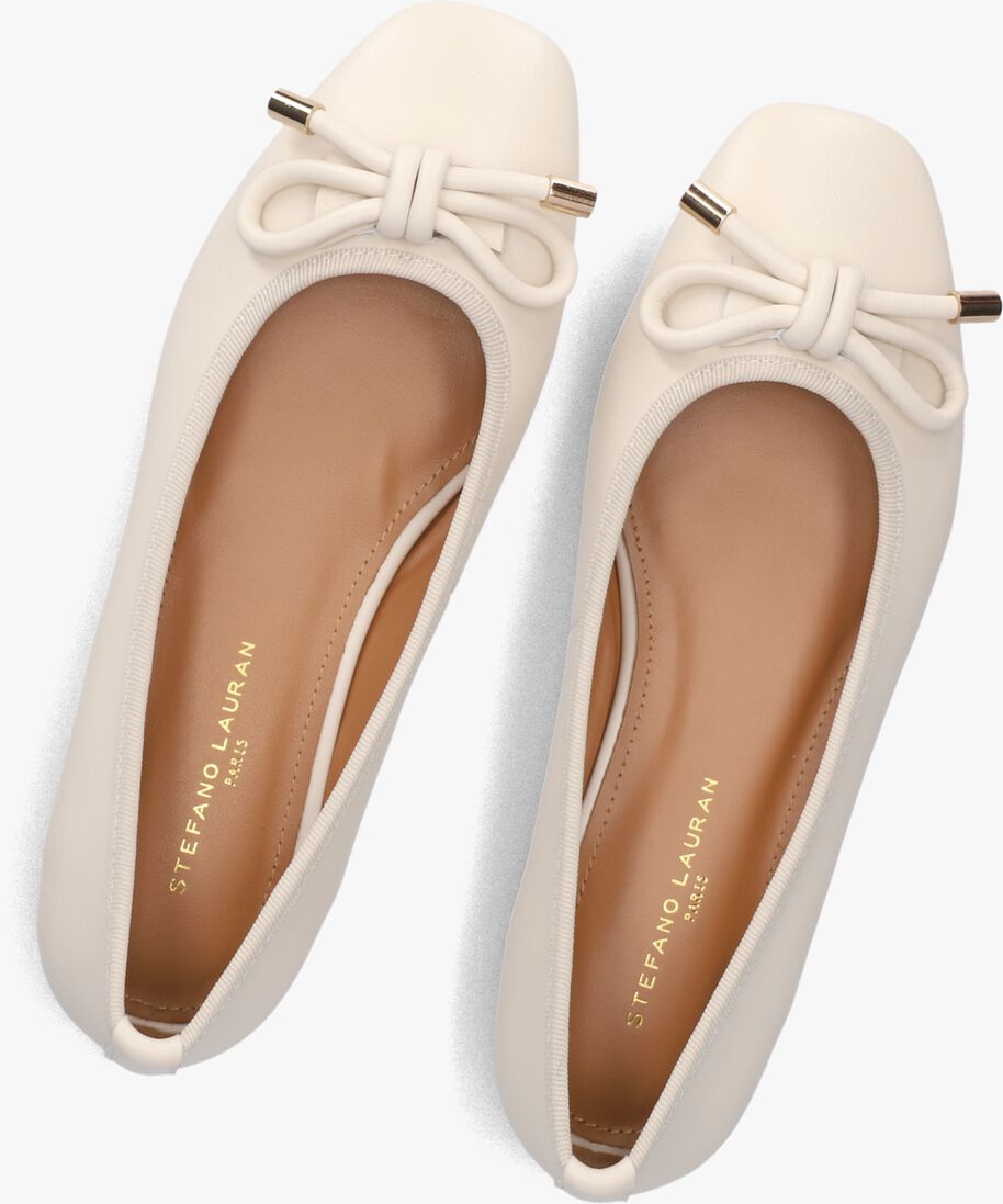 beige stefano lauran ballerina's ss36100