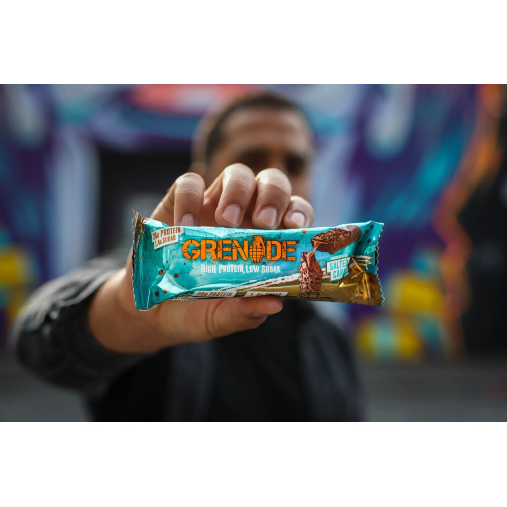 6x Grenade Protein Bars Chocolate Chip Salted Caramel12 x 60 gr