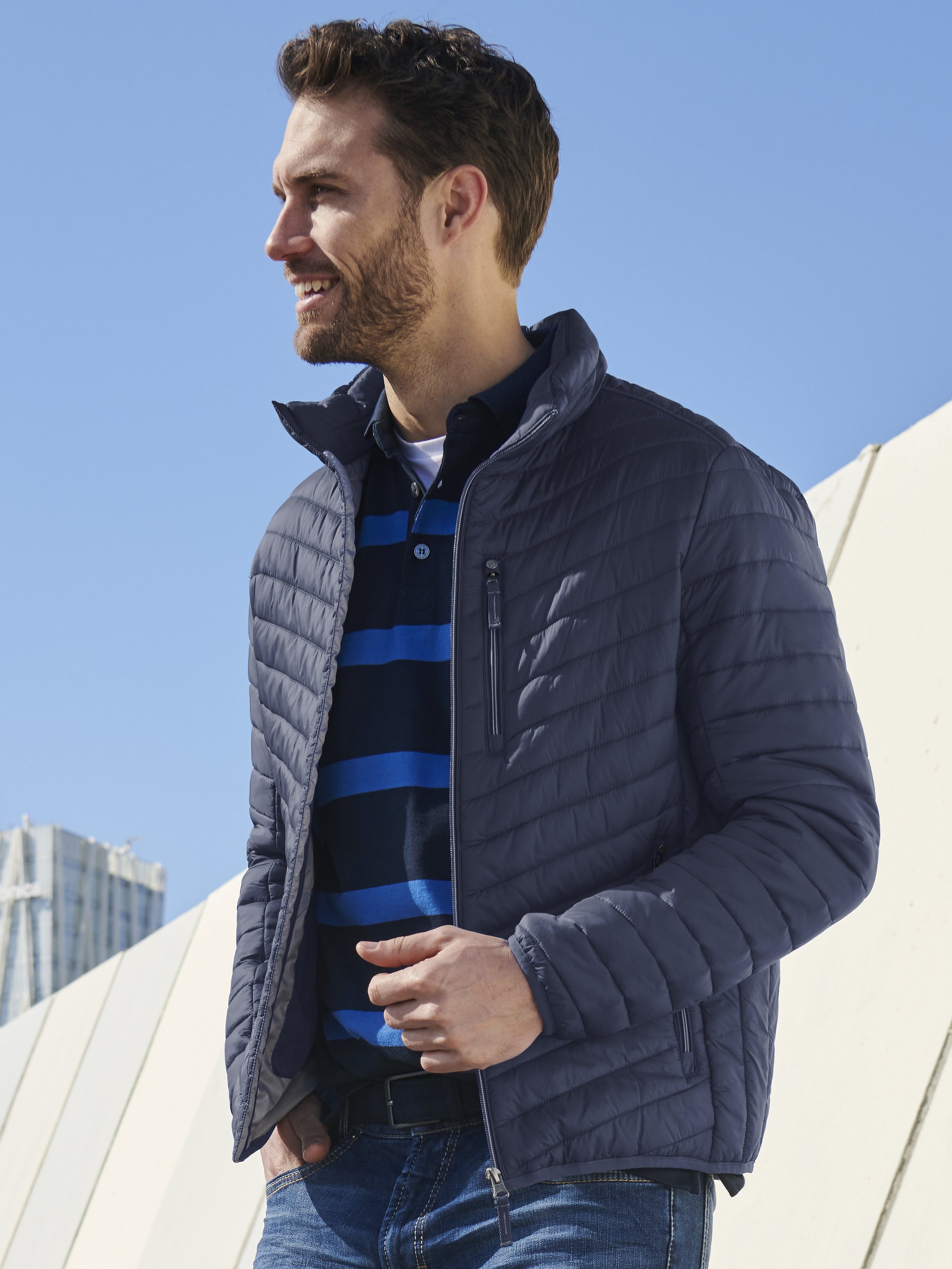 Wind- und wasserabweisende Steppjacke