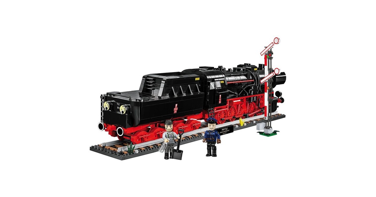 COBIDR BR 52 Steam Locomotive & Railway Semaphore Constructiespeelgoed  (COBI-6287, Schaal 1:35)
