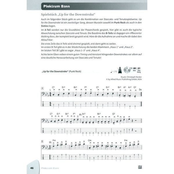 Alfred Music Publishing Plektrum-Bass