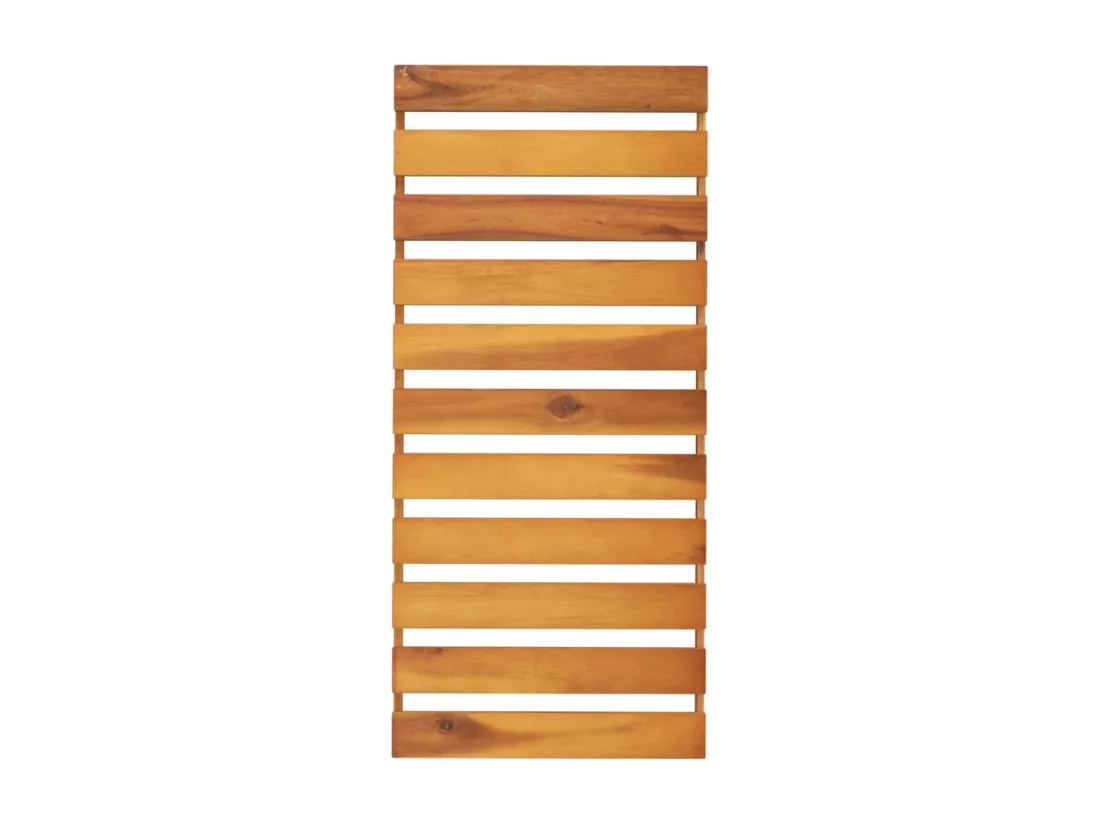 Étagère pliable à 3 niveaux Marron 70x31x63 cm Bois d'acacia