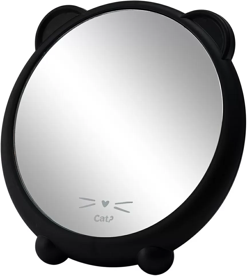 JJDK Cat Bordspejl Black - H: 18 cm.