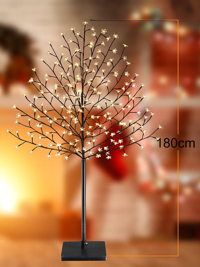 LED-Baum mit Kirschblüten inkl. Fernbedienung warmweiß, 180 cm