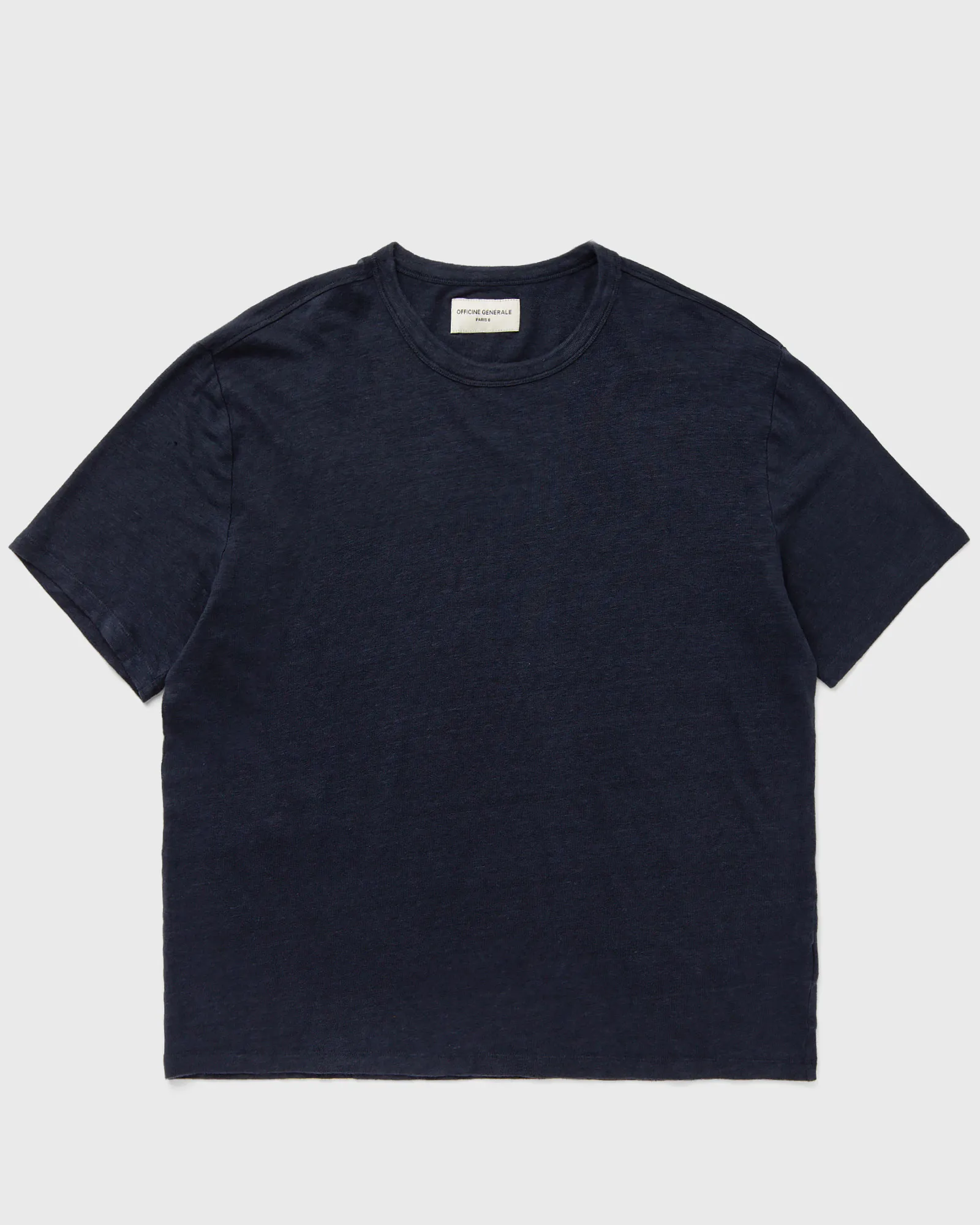 Officine Générale SS TEE PIECE DYED FRENCH LINEN