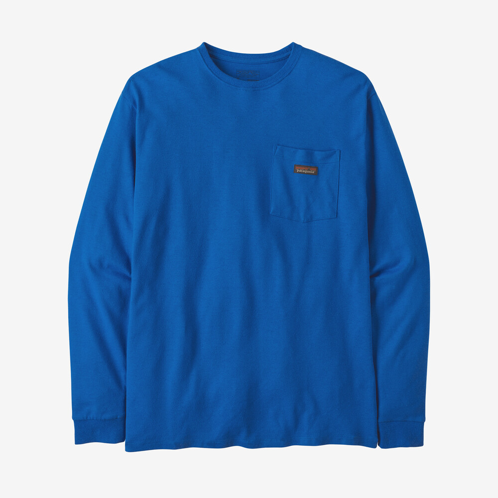 Herren-Arbeits-T-Shirt mit langen Ärmeln und Tasche