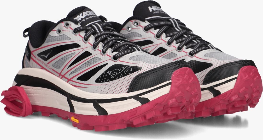 grijze hoka lage sneakers mafate speed 2